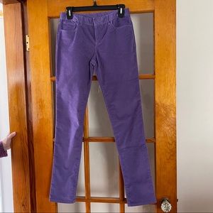 NWOT Girls Gap Purple Corduroys
